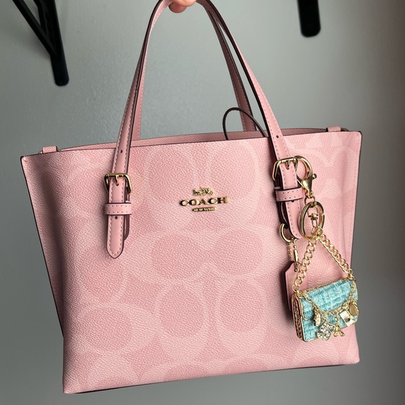 No Brand Accessories - Chic Blue Keychain Purse Charm